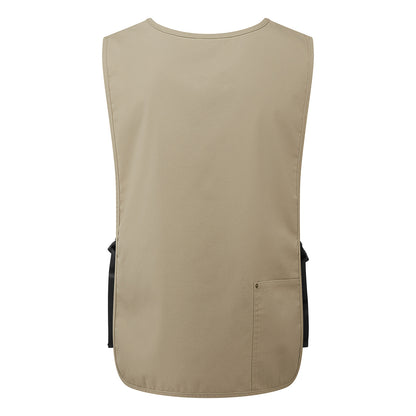 Khaki Brown - Back - Premier Unisex Adult Utility 2.0 Tabard