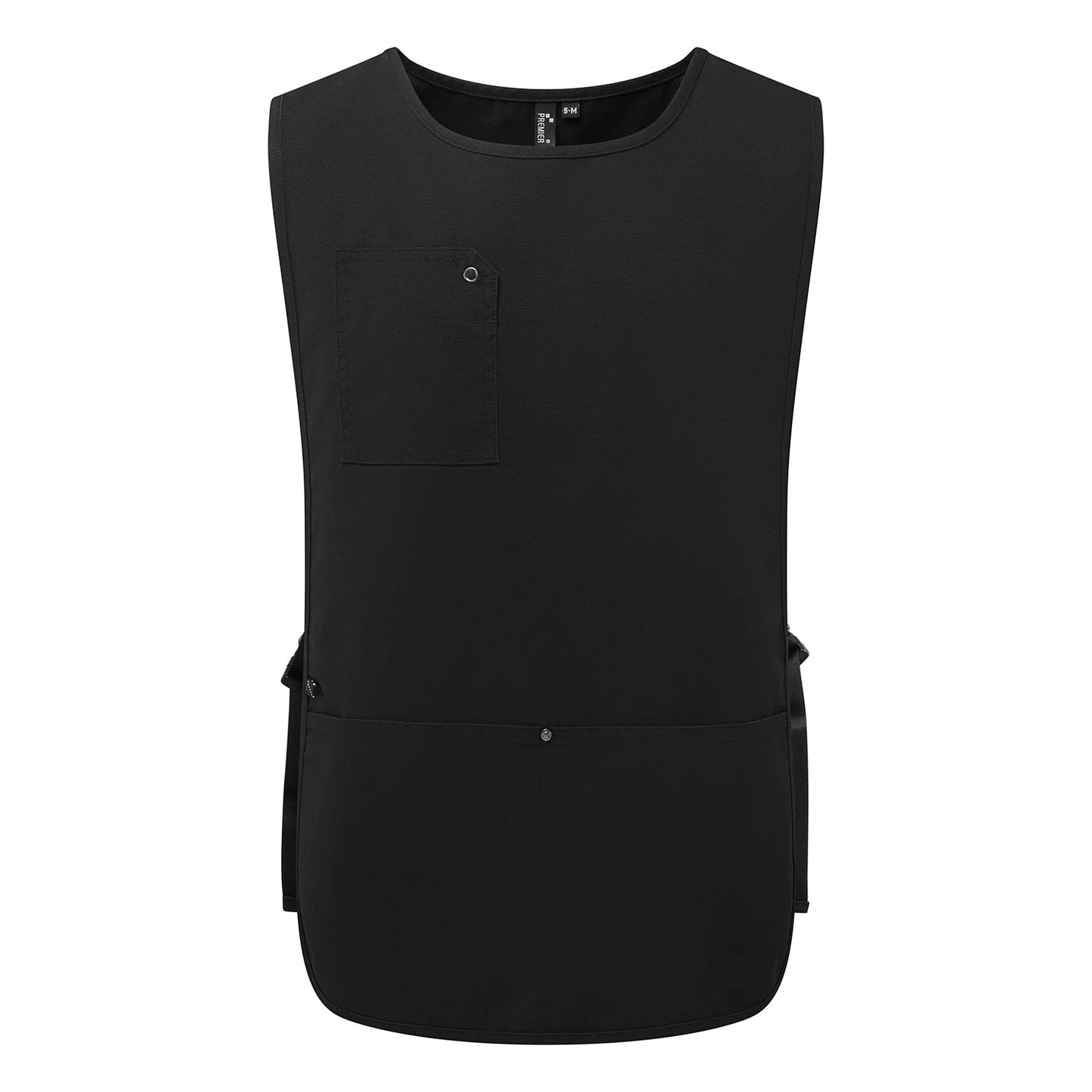 Black - Front - Premier Unisex Adult Utility 2.0 Tabard