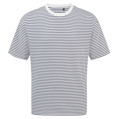Navy-White - Front - Premier Unisex Adult Utility 2.0 T-Shirt