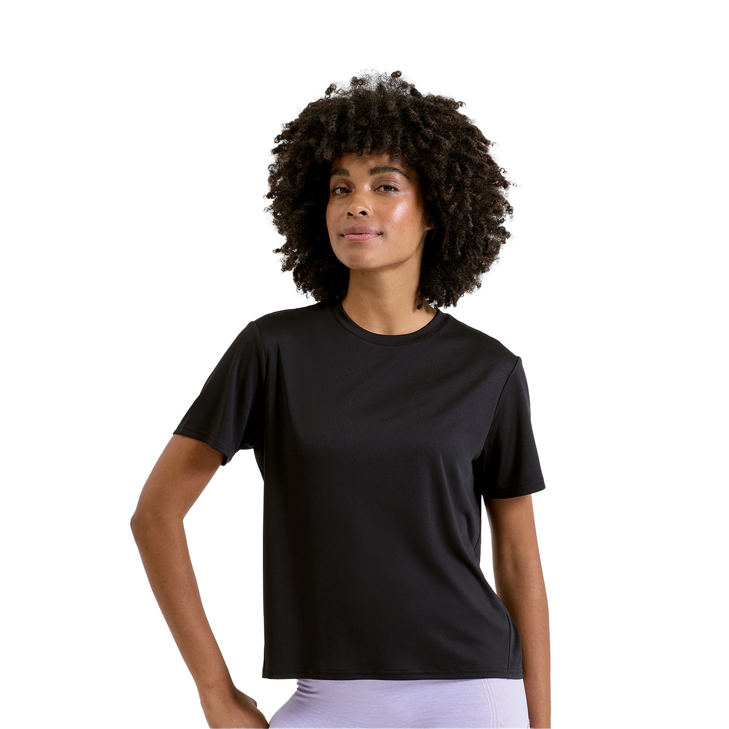 Black - Side - TriDri Womens-Ladies Ion-Charge T-Shirt
