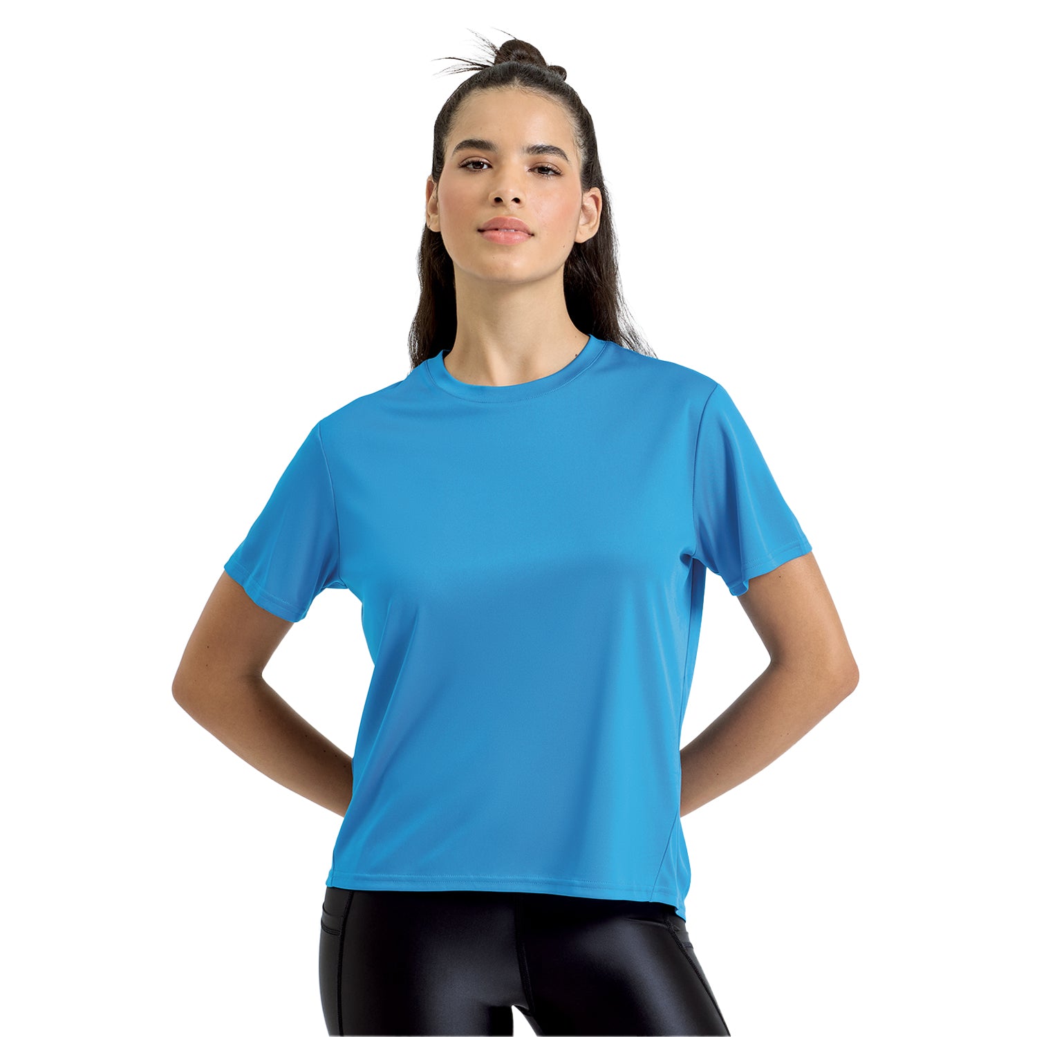 Sapphire - Back - TriDri Womens-Ladies Ion-Charge T-Shirt