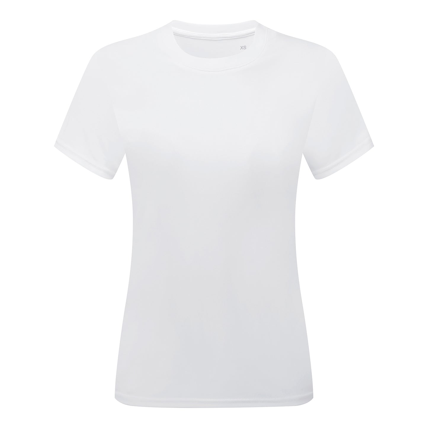 White - Front - TriDri Womens-Ladies Ion-Charge T-Shirt