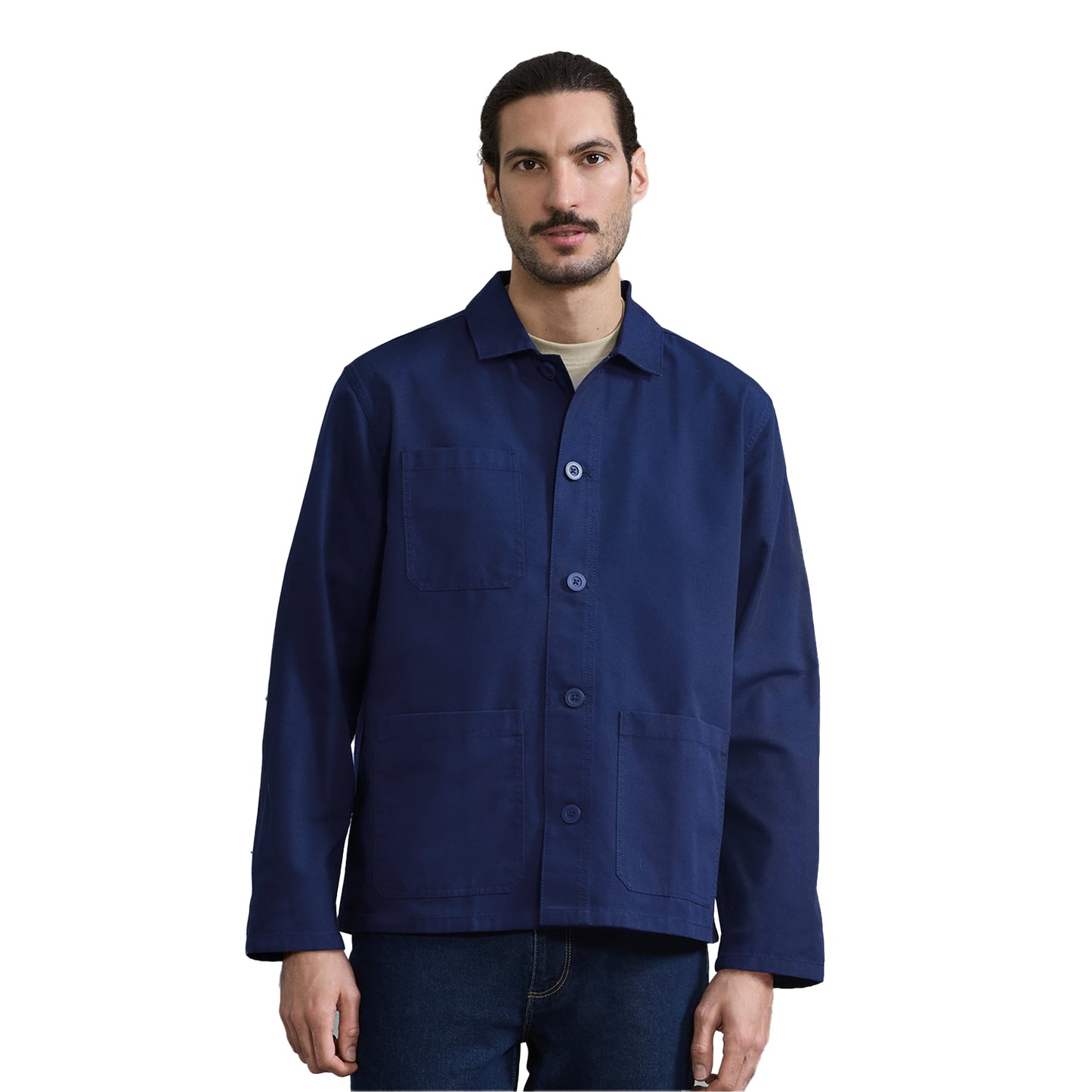 Navy - Back - Premier Unisex Adult Utility 2.0 Jacket