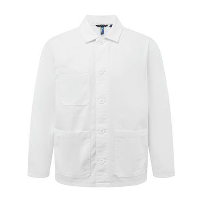 White - Front - Premier Unisex Adult Utility 2.0 Jacket