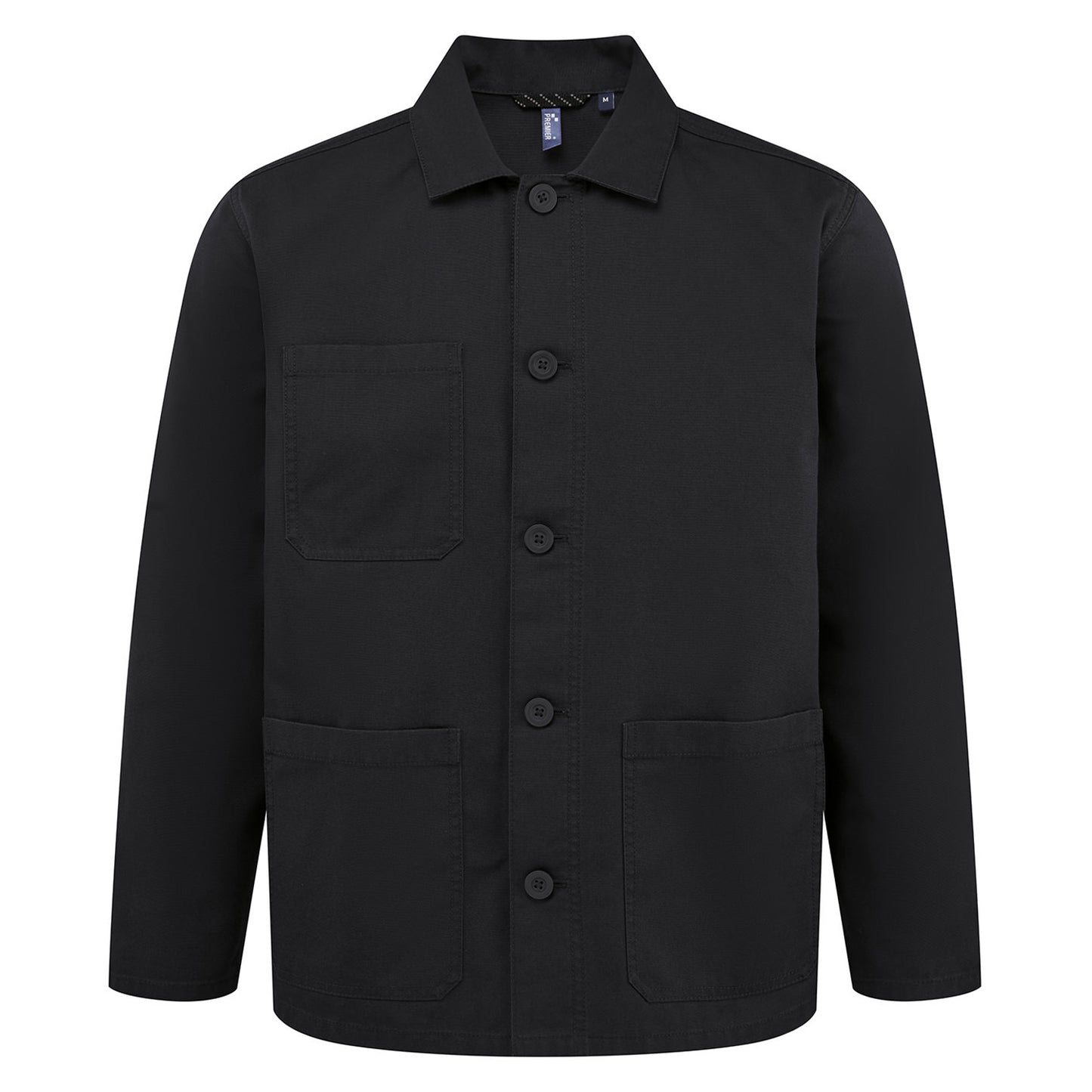 Black - Front - Premier Unisex Adult Utility 2.0 Jacket