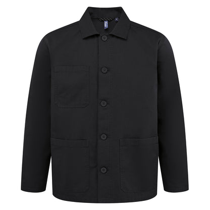 Black - Front - Premier Unisex Adult Utility 2.0 Jacket