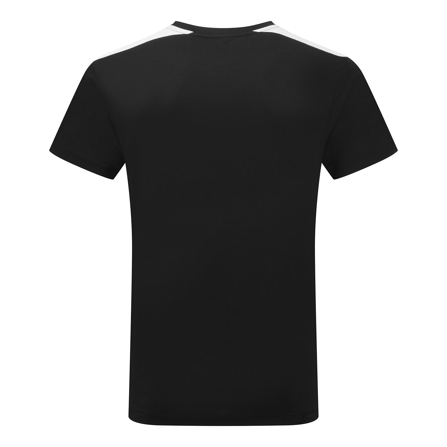 Black-White - Back - TriDri Unisex Adult Performance Contrast T-Shirt