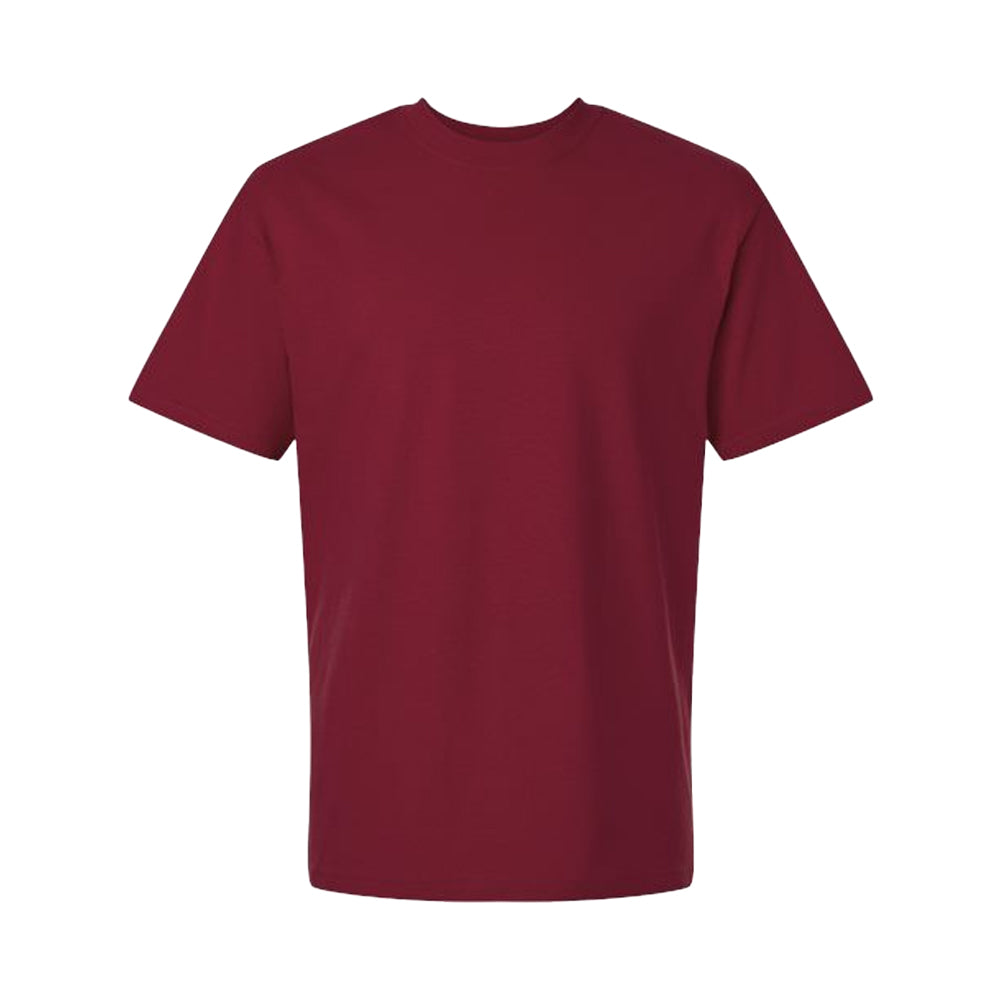 Garnet - Front - Gildan Unisex Adult Hammer Maxweight T-Shirt