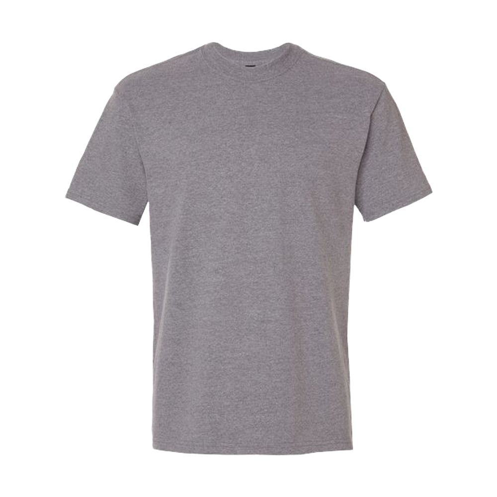 Graphite Heather - Front - Gildan Unisex Adult Hammer Maxweight T-Shirt