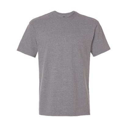 Graphite Heather - Front - Gildan Unisex Adult Hammer Maxweight T-Shirt