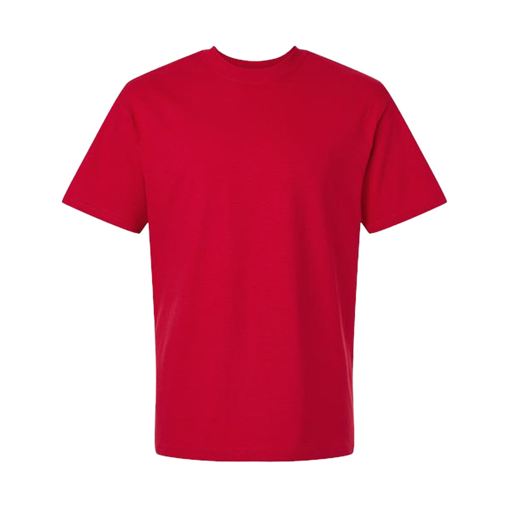 Cherry Red - Front - Gildan Unisex Adult Hammer Maxweight T-Shirt