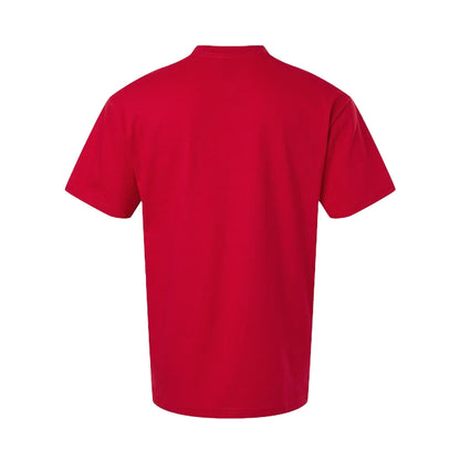 Cherry Red - Back - Gildan Unisex Adult Hammer Maxweight T-Shirt