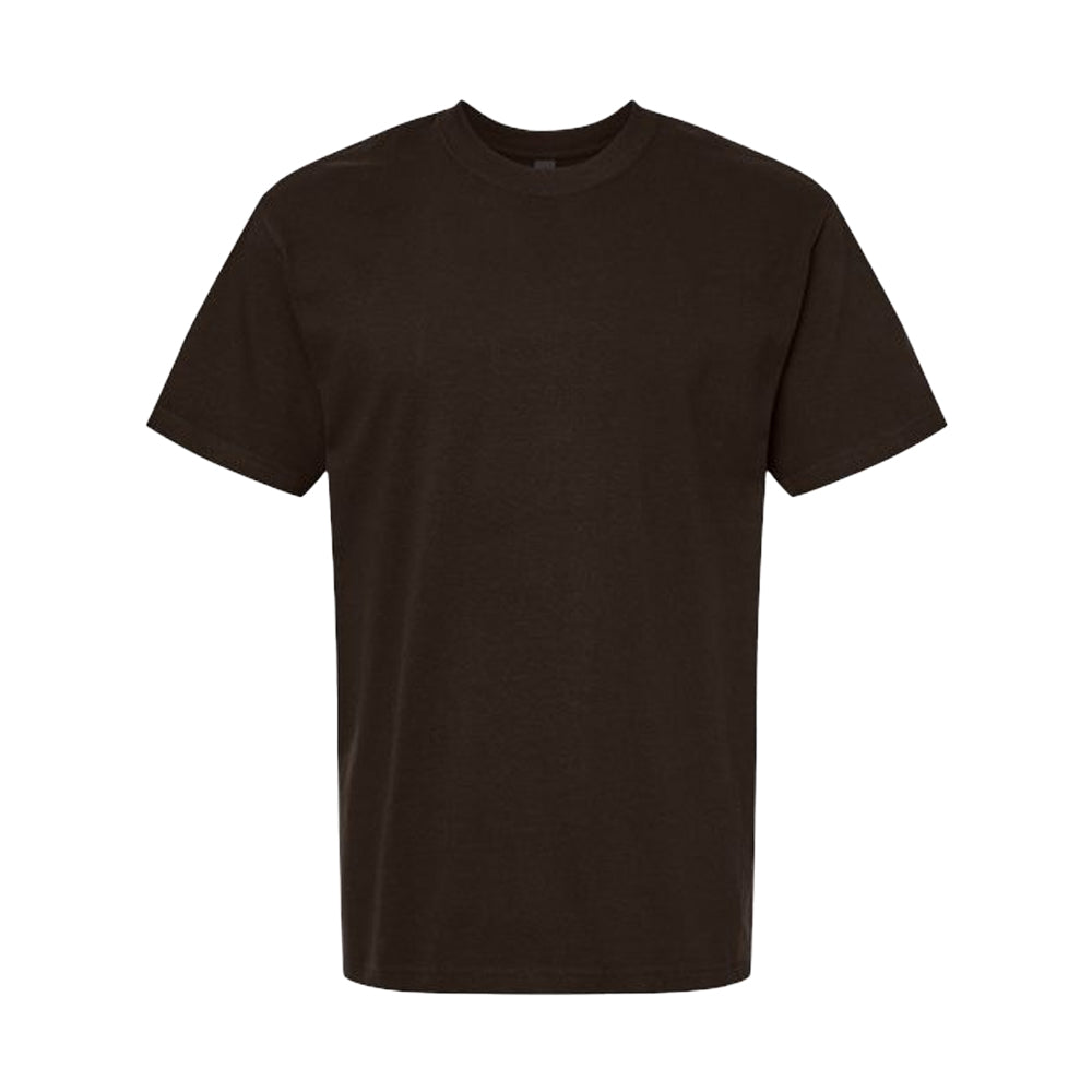 Dark Chocolate - Front - Gildan Unisex Adult Hammer Maxweight T-Shirt