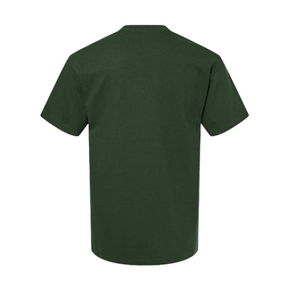 Forest Green - Back - Gildan Unisex Adult Hammer Maxweight T-Shirt