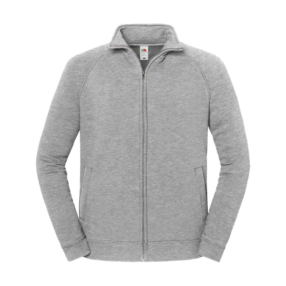 Athletic Heather - Front - Fruit of the Loom Unisex Adult Sweat Jacket