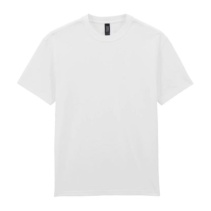 White - Front - Gildan Mens Hammer Maxweight T-Shirt