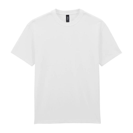 White - Front - Gildan Mens Hammer Maxweight T-Shirt