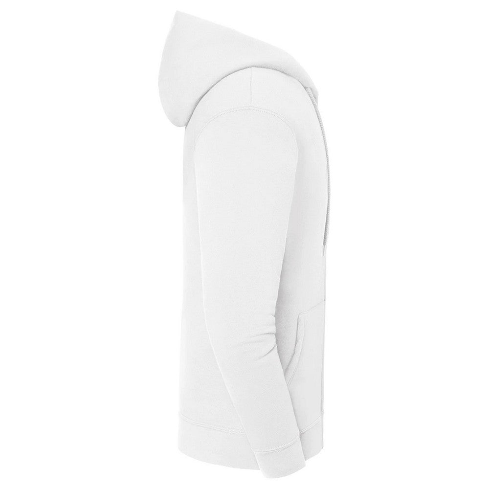White - Side - Fruit of the Loom Unisex Adult Iconic Premium Full Zip Hoodie