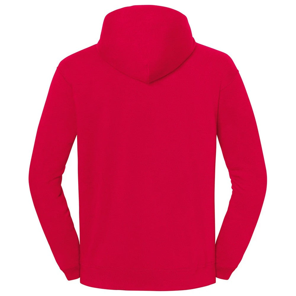 Red - Back - Fruit of the Loom Unisex Adult Iconic Premium Full Zip Hoodie