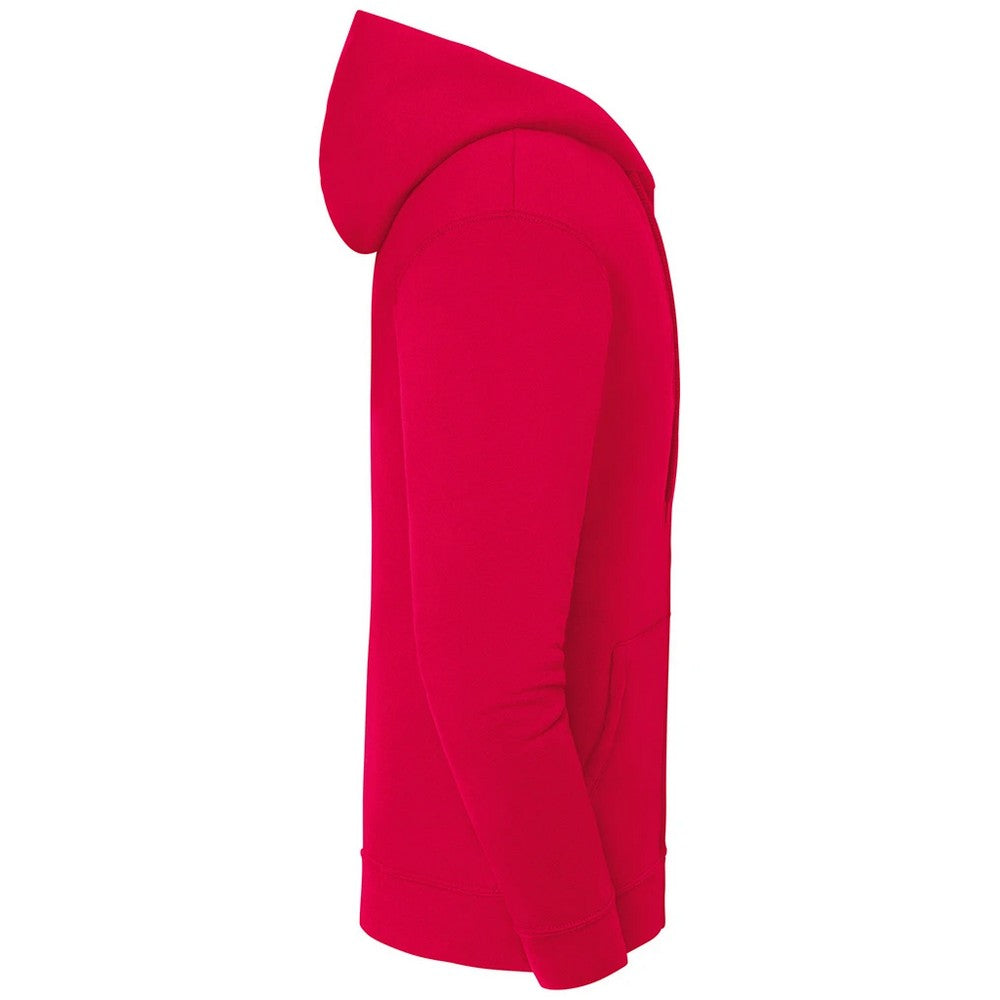 Red - Side - Fruit of the Loom Unisex Adult Iconic Premium Full Zip Hoodie