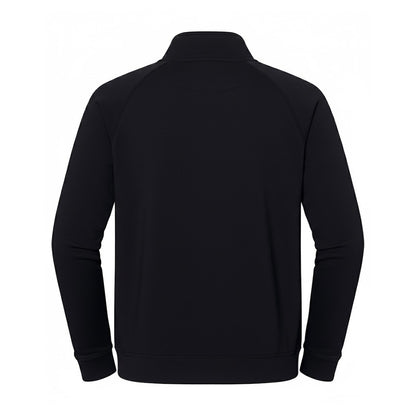 Black - Back - Fruit of the Loom Unisex Adult Iconic Premium Sweat Jacket