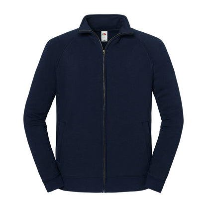 Deep Navy - Front - Fruit of the Loom Unisex Adult Iconic Premium Sweat Jacket