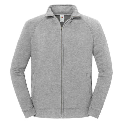 Athletic Heather - Front - Fruit of the Loom Unisex Adult Iconic Premium Sweat Jacket