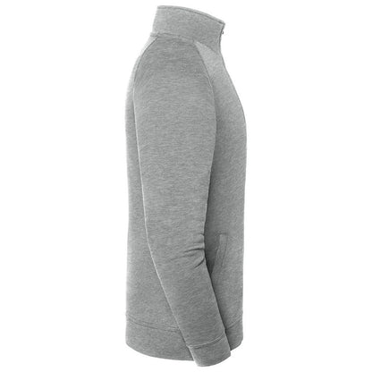 Athletic Heather - Side - Fruit of the Loom Unisex Adult Iconic Premium Sweat Jacket