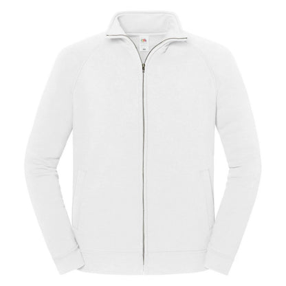 White - Front - Fruit of the Loom Unisex Adult Iconic Premium Sweat Jacket