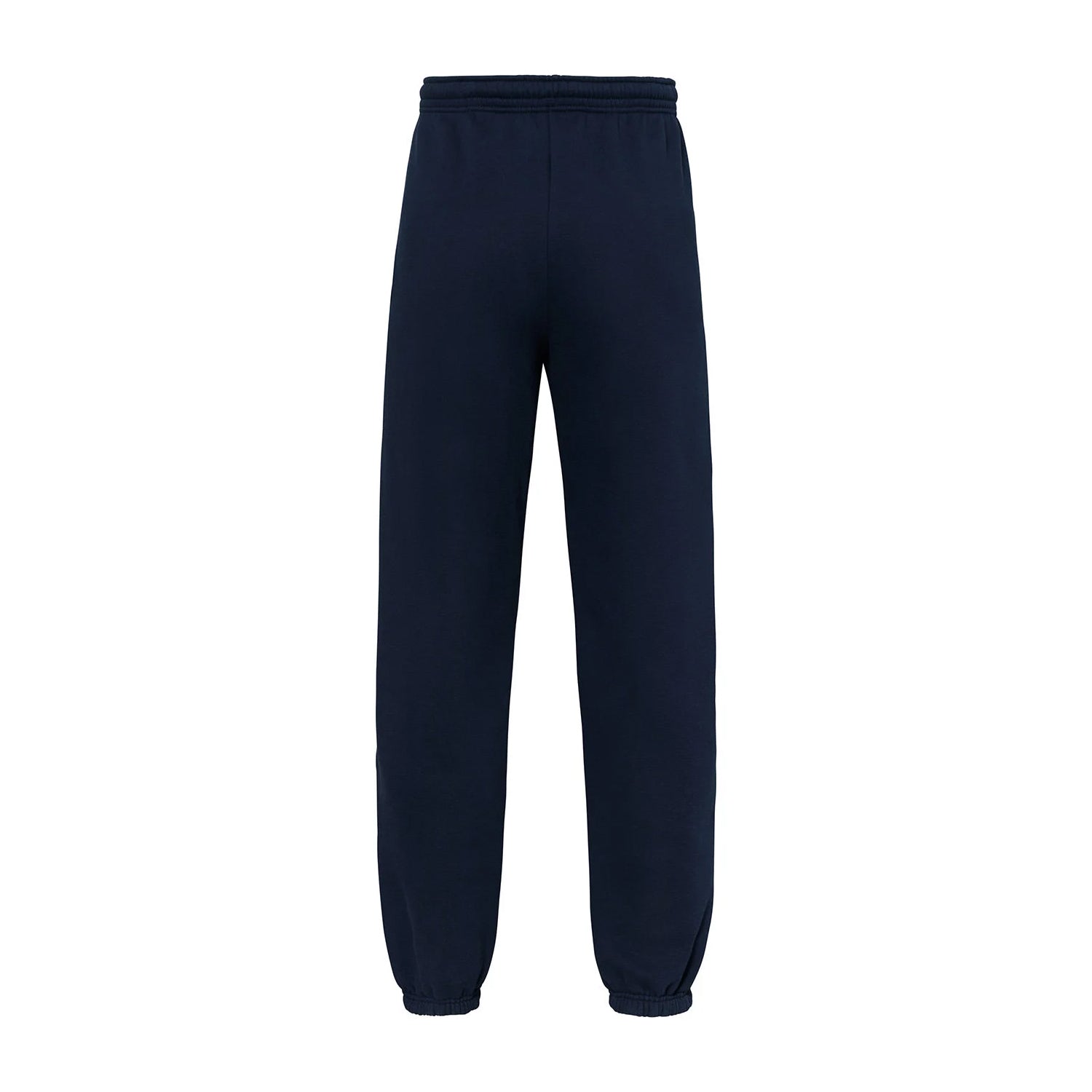 Deep Navy - Back - Fruit of the Loom Unisex Adult Iconic Premium Elasticated Cuff Jogging Bottoms