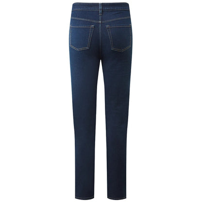 Indigo - Back - Premier Womens-Ladies Workready Jeans