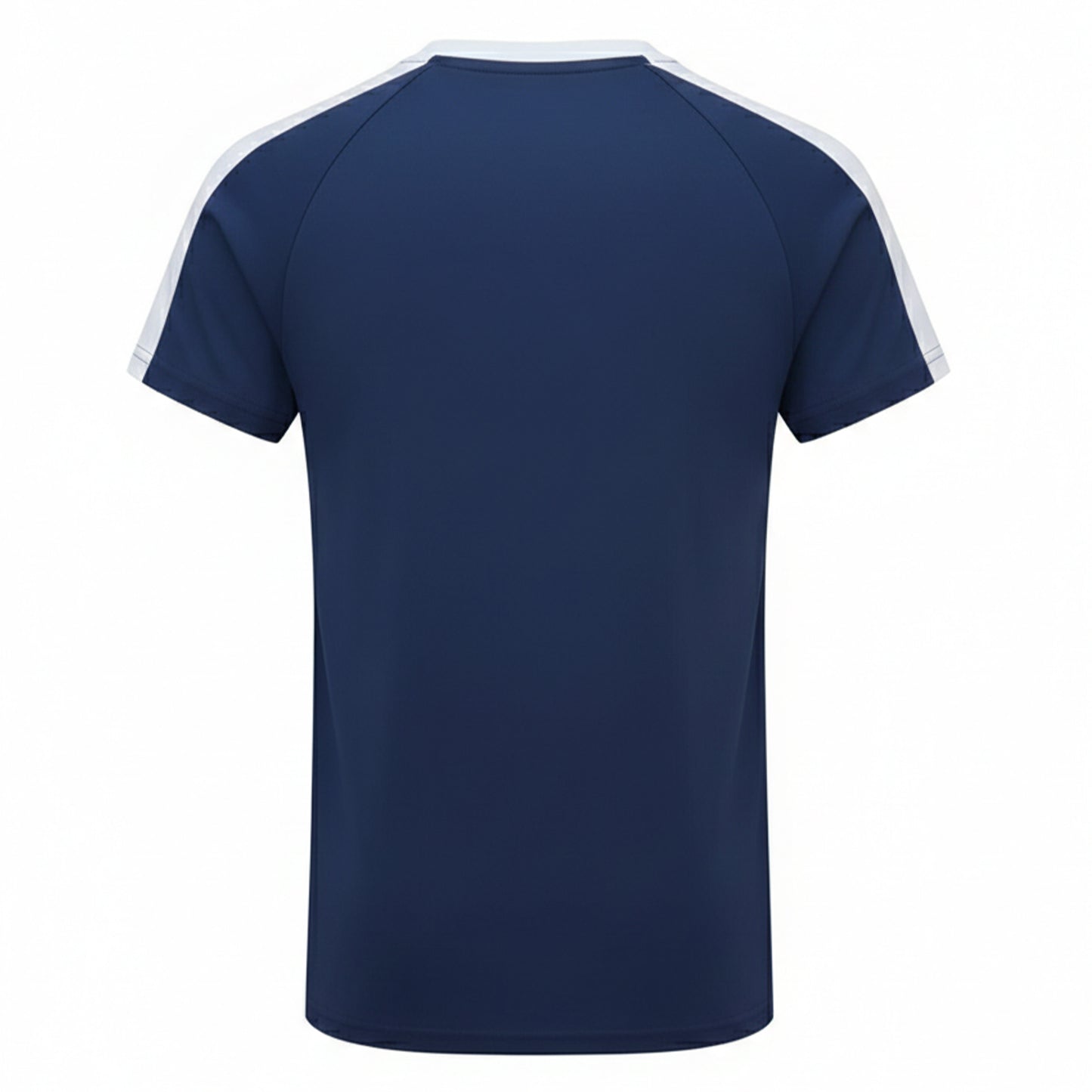Navy-White - Back - TriDri Childrens-Kids Performance Contrast T-Shirt