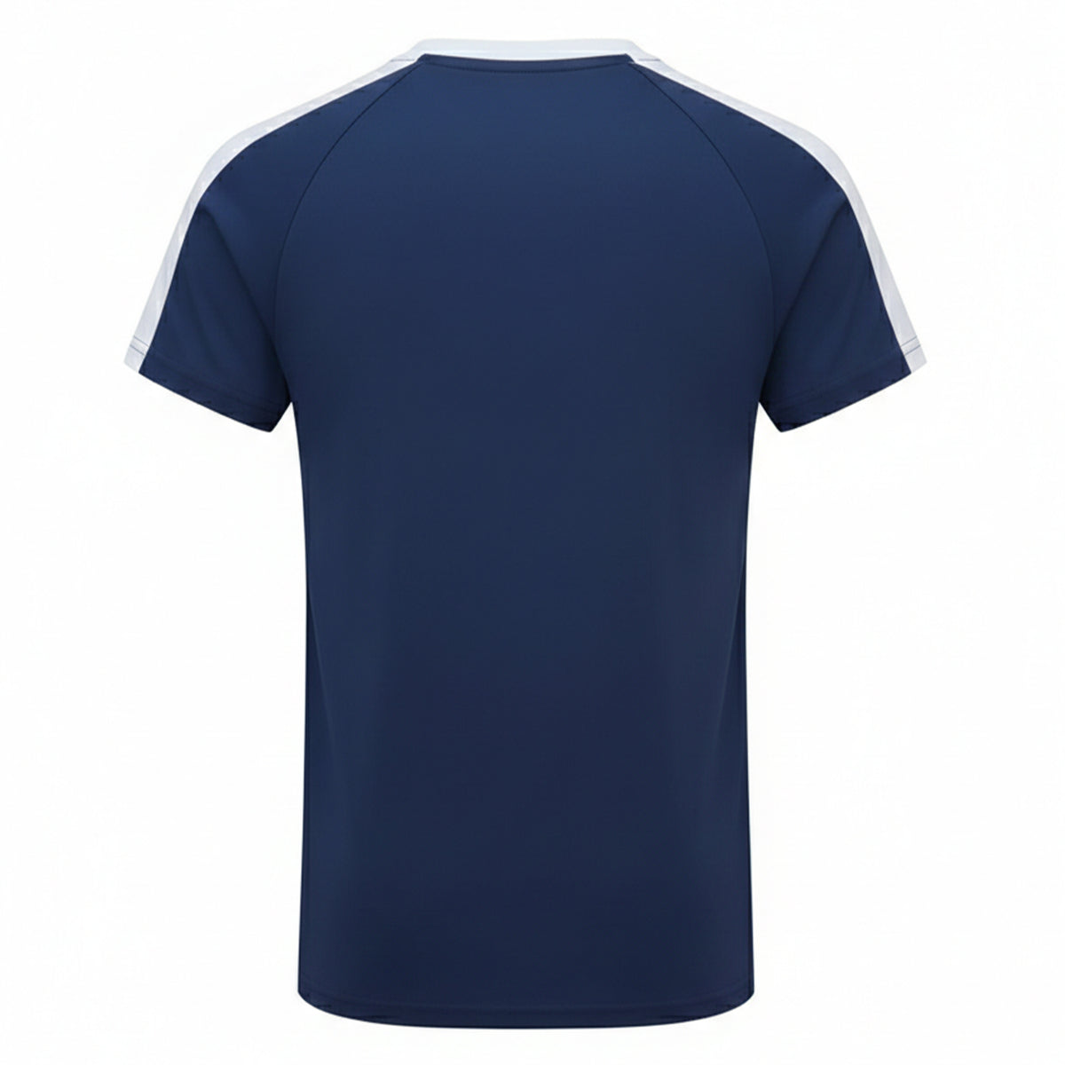 Navy-White - Back - TriDri Childrens-Kids Performance Contrast T-Shirt