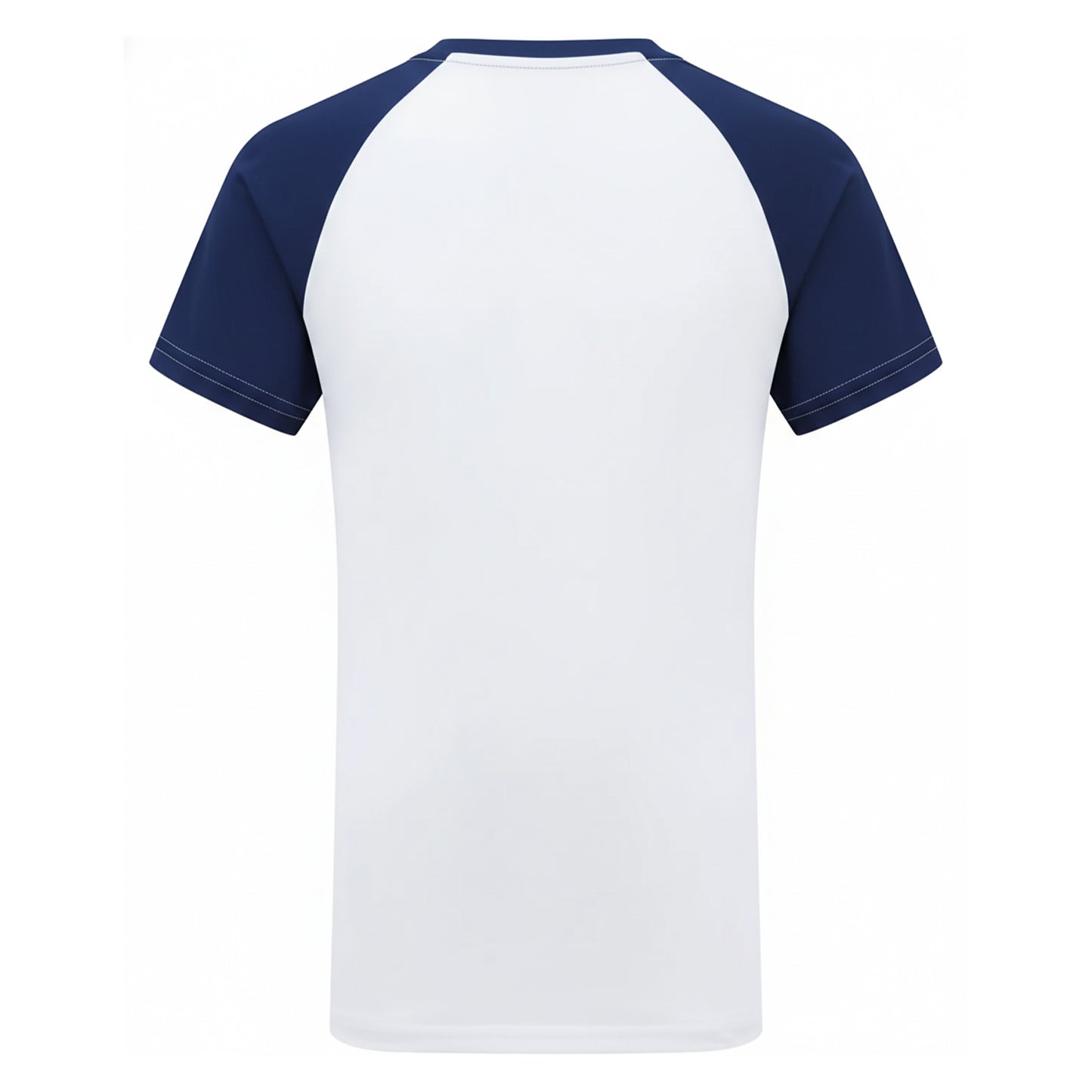 White-Navy - Back - TriDri Childrens-Kids Performance Contrast T-Shirt