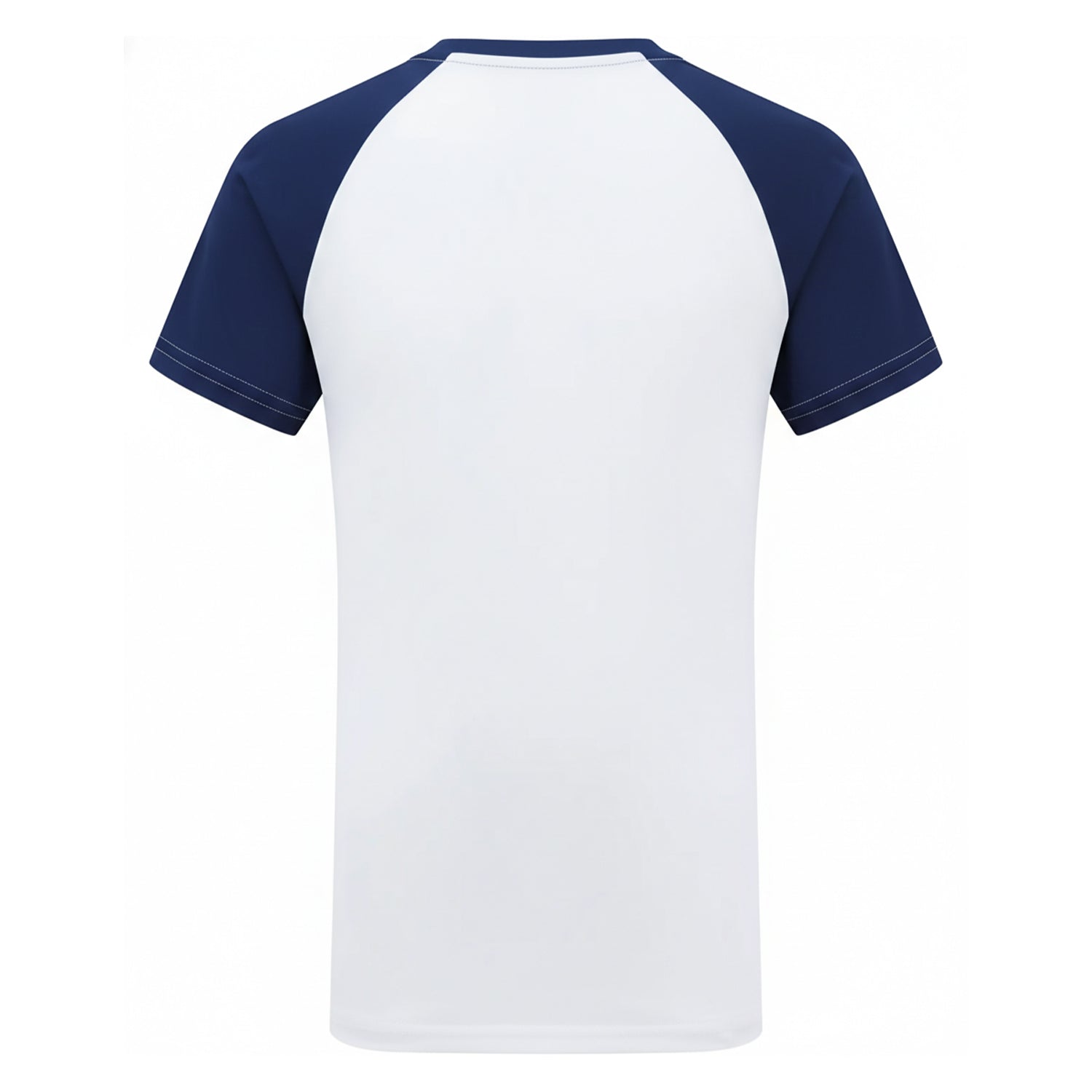 White-Navy - Back - TriDri Childrens-Kids Performance Contrast T-Shirt