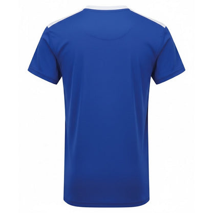 Royal Blue-White - Back - TriDri Childrens-Kids Performance Contrast T-Shirt