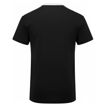Black-White - Back - TriDri Childrens-Kids Performance Contrast T-Shirt