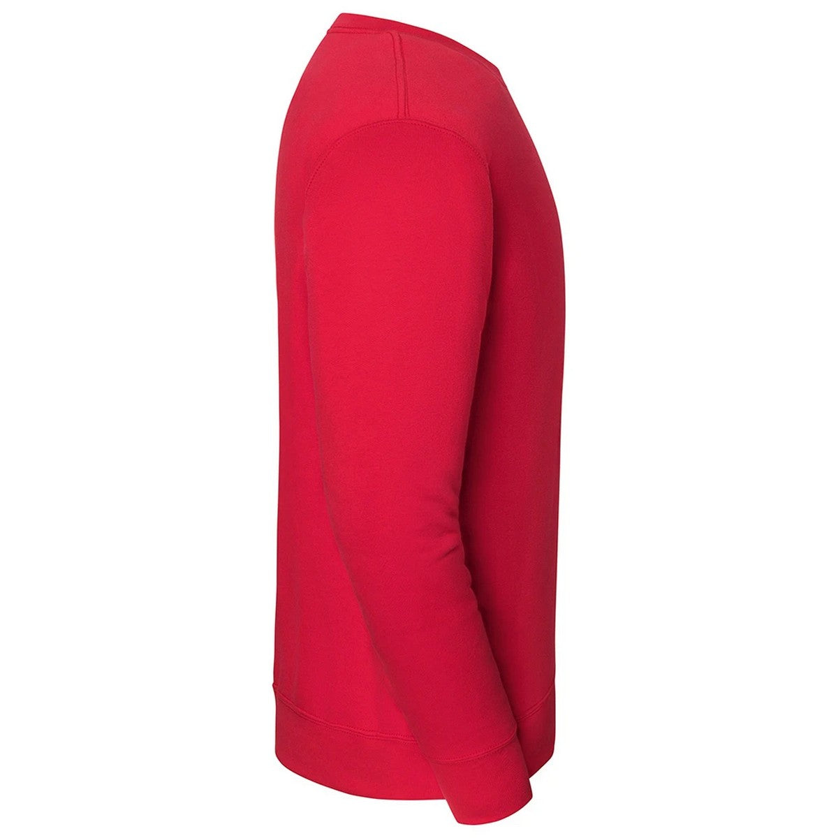 Red - Side - Fruit of the Loom Mens Iconic Premium Set-in Sweatshirt