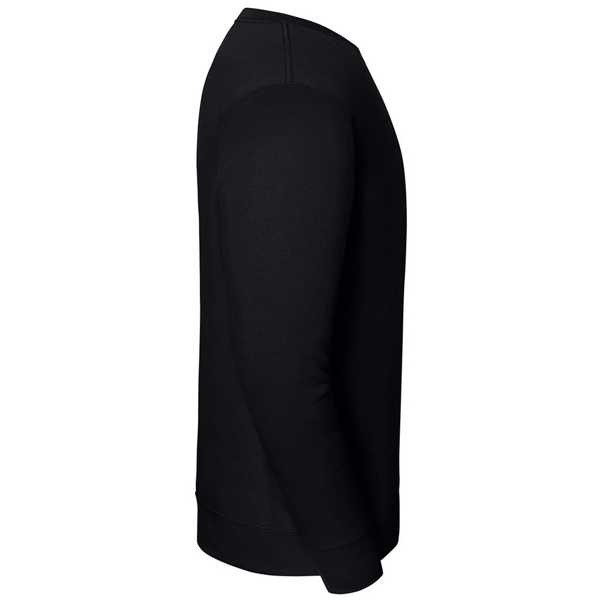 Black - Side - Fruit of the Loom Mens Iconic Premium Set-in Sweatshirt