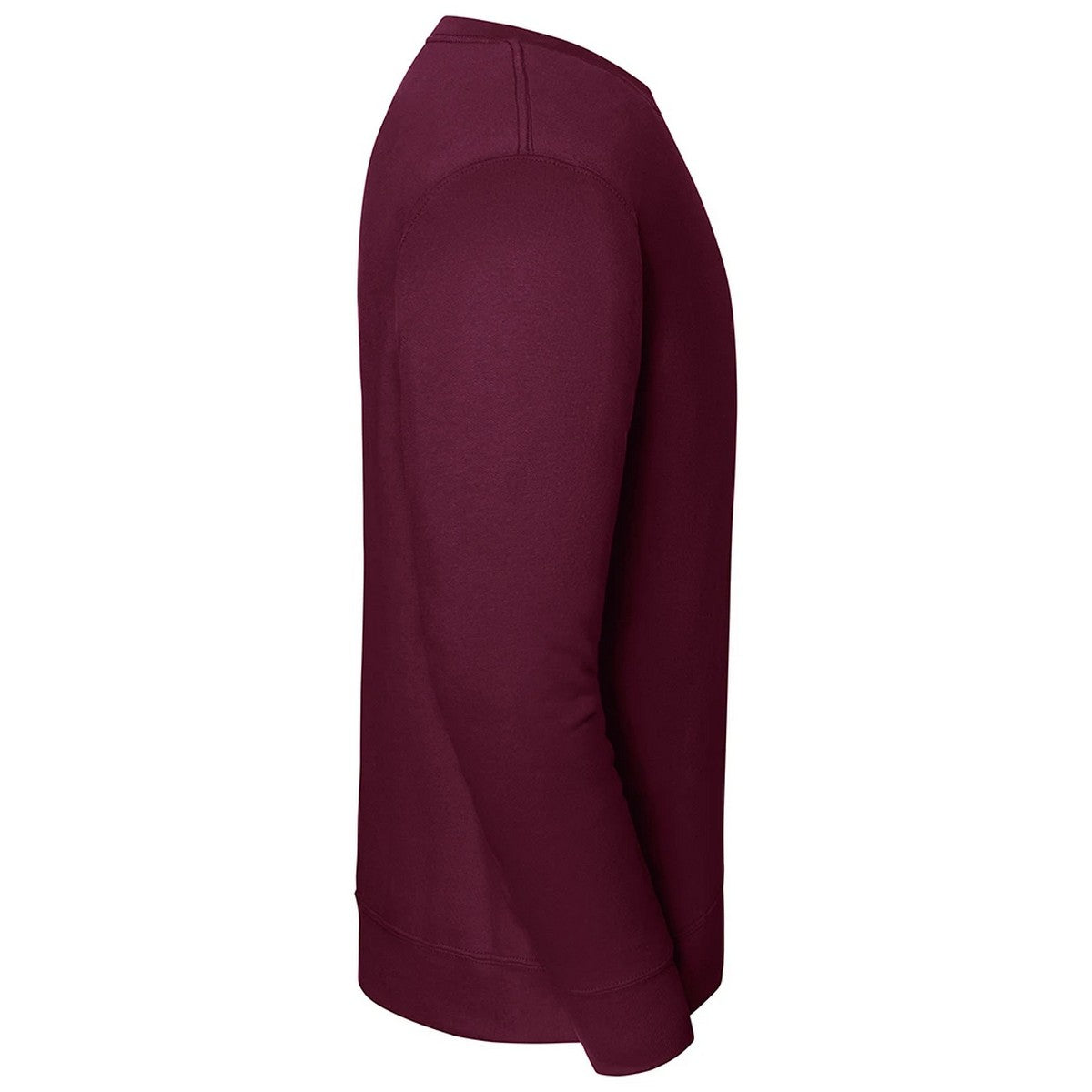 Burgundy - Side - Fruit of the Loom Mens Iconic Premium Set-in Sweatshirt