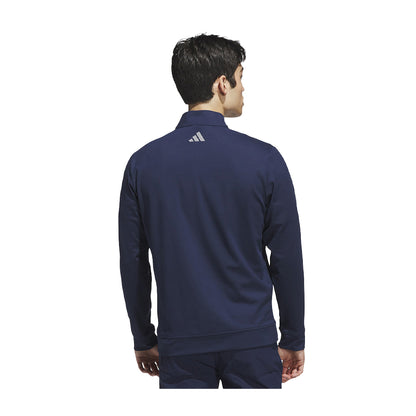 Collegiate Navy - Back - Adidas Mens Ultimate 365 Classic Quarter Zip Sweatshirt