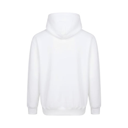 Arctic White - Back - Awdis Mens Vision Heavyweight Hoodie