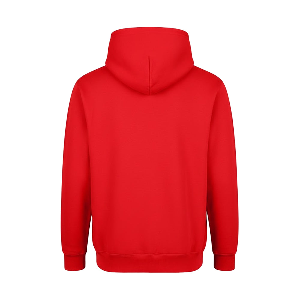Fire Red - Back - Awdis Mens Vision Heavyweight Hoodie