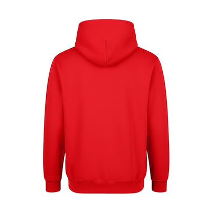 Fire Red - Back - Awdis Mens Vision Heavyweight Hoodie