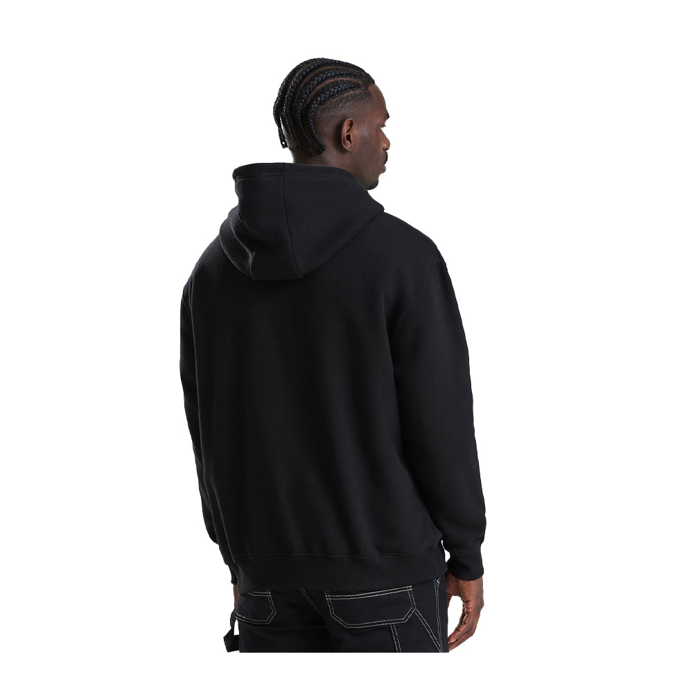 Deep Black - Back - Awdis Mens Vision Heavyweight Full Zip Hoodie