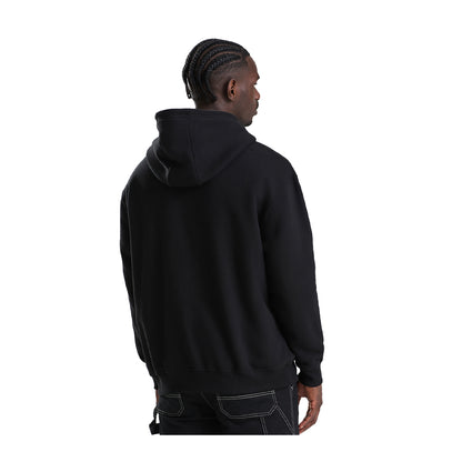 Deep Black - Back - Awdis Mens Vision Heavyweight Full Zip Hoodie