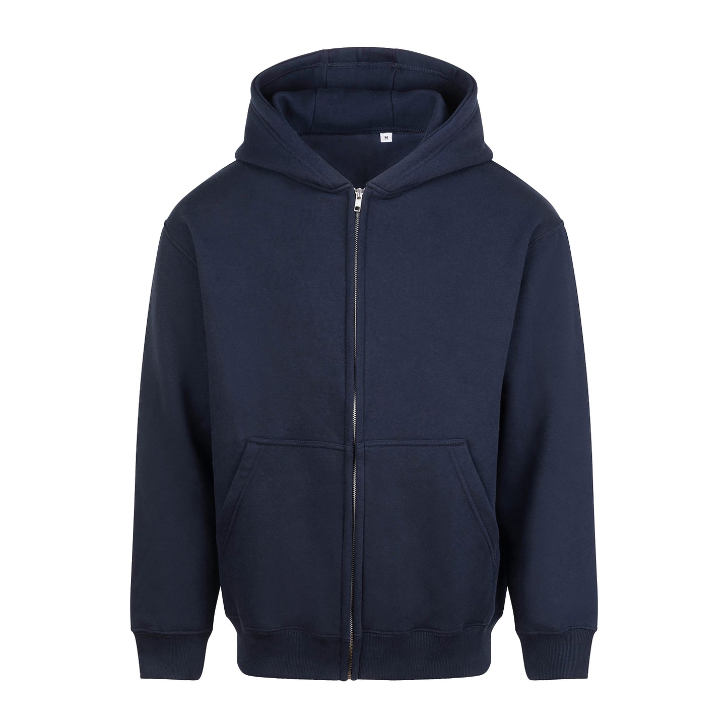 New French Navy - Front - Awdis Mens Vision Heavyweight Full Zip Hoodie