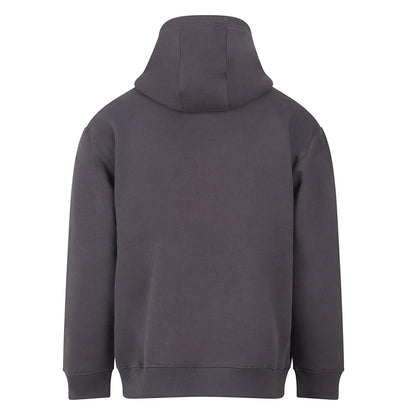 Solid Charcoal - Back - Awdis Mens Vision Heavyweight Full Zip Hoodie