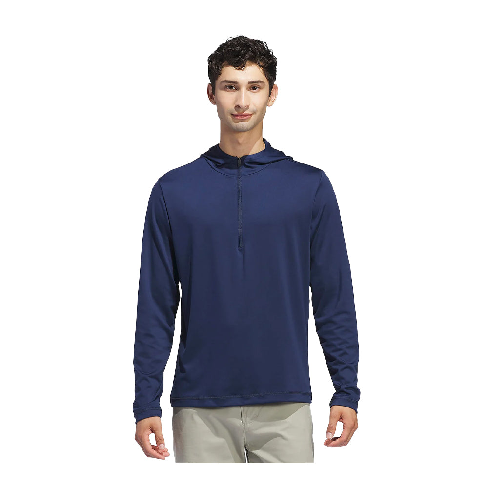Collegiate Navy - Back - Adidas Mens Lightweight Hoodie
