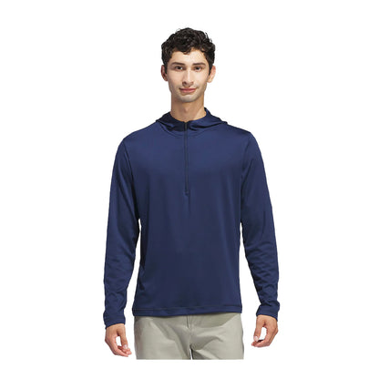 Collegiate Navy - Back - Adidas Mens Lightweight Hoodie